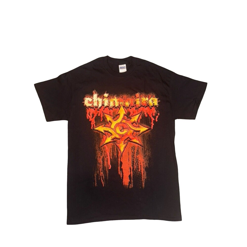 Chimaira Band T Shirt Heavy Metal Black Graphic Logo Adult size M Y2K  New
